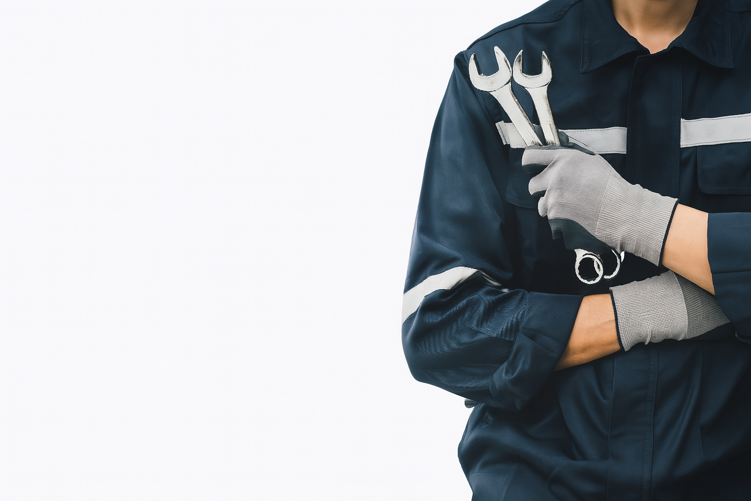 Professional auto mechanic with tools representing garage keepers insurance coverage for customer vehicles