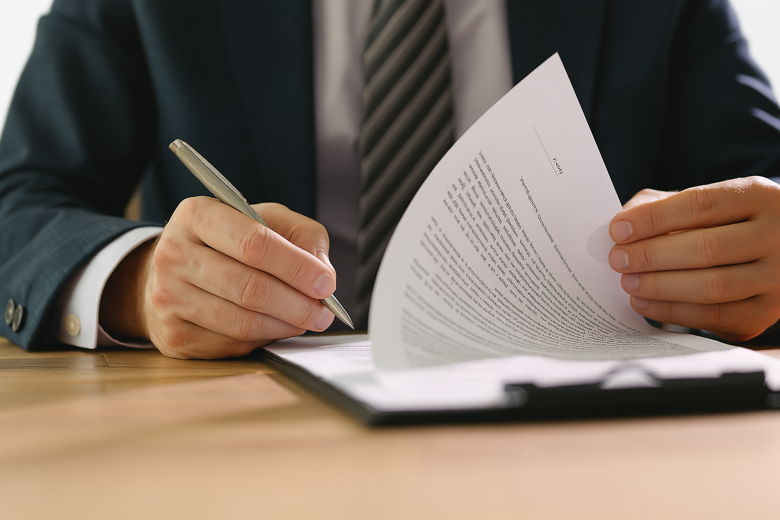 Professional business contract signing representing comprehensive general liability insurance protection